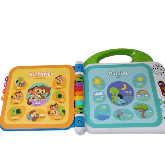 Leap Frog Learning Friends 100 Words Book Educational English Spanish Bilingual - Picture 7 of 8